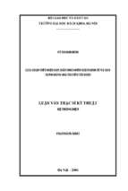 Lựa chọn tiết diện dây dẫn theo điều kiện kinh tế và xây dựng bảng giá truyền tải điện