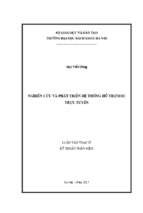 Nghiên cứu và phát triển hệ thống hỗ trợ học trực tuyến