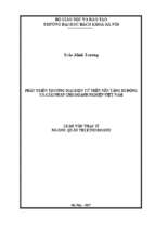 Phát triển thương mại điện tử trên nền tảng di động và giải pháp cho doanh nghiệp việt nam