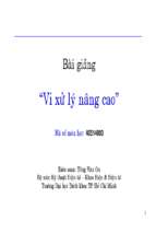 Vi xử lý nâng cao  bài giảng điện tử 