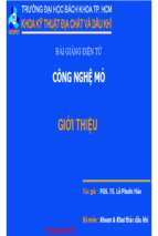 Công nghệ mỏ dầu khí  bài giảng điện tử 