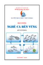 Nghề cá bền vững  nguyễn trọng thảo, trần văn hào