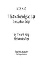 Thiết kế board giao tiếp