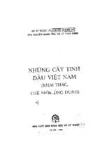 Những cây tinh dầu việt nam   khai thác, chế biến, ứng dụng 