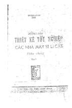 Hướng dẫn thiết kế tốt nghiệp các nhà máy silicat  phần chung 