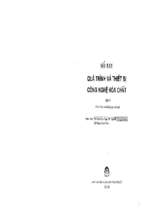 Sổ tay quá trình và thiết bị công nghệ hóa chất.  t.2 
