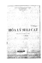 Hóa lý silicat   dùng cho sinh viên ngành silicat 