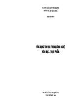 ứng dụng tin học trong công nghệ hóa học   thực phẩm 