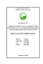 Nghiên cứu ảnh hưởng của các loại phân bón đến sinh trưởng của cây lan phi điệp (dendrobium anosmum) tại vườn lan trường đại học nông lâm thái nguyên​.