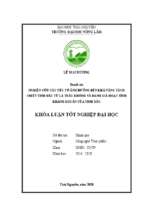 Nghiên cứu các yếu tố ảnh hưởng đến khả năng tách chiết tinh dầu từ lá trầu không và đánh giá hoạt tính kháng khuẩn của tinh dầu​.