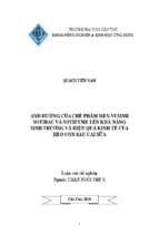 ảnh hưởng của chế phẩm men vi sinh sotibac và sotizyme lên khả năng sinh trưởng và hiệu quả kinh tế của heo con sau cai sữa​.