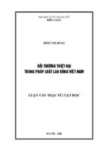 Bồi thường thiệt hại trong pháp luật lao động việt nam​