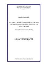 ước tính chi phí của nhà thầu do tai nạn lao động trong thi công xây dựng tại tp. hồ chí minh 