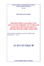 Phân tích tĩnh và dao động tự do kết cấu tấm composite lớp có chứa lớp áp điện bằng phương pháp phần tử hữu hạn trơn dựa trên cạnh es fem 