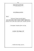 ứng dụng mạng nơron trong lựa chọn hàm lượng xi măng ở bước thiết kế và quản lý thi công trụ xi măng đất tại hiện trường 