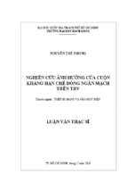 Nghiên cứu ảnh hưởng của cuộn kháng hạn chế dòng ngắn mạch trên trv 