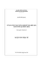 Sử dụng tính toán thông minh để tăng hiệu quả của định tuyến qos trong mpls 