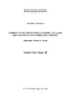 Nghiên cứu mô phỏng động cơ diesel 3 xylanh theo hướng sử dụng nhiên liêu sinh học 