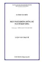 Máy phát không đồng bộ nguồn kép dfig 