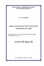 Phân tích gần đúng ứng xử phi tuyến sàn bêtông cốt thép 