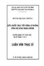 điều khiển trực tiếp động cơ không đồng bộ dùng mạng nơron