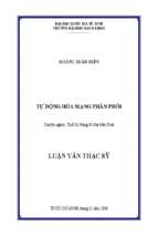 Tự động hóa mạng phân phối 