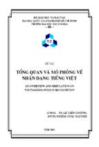 Tổng quan và mô phỏng về nhận dạng tiếng nói