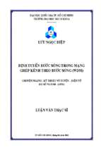 định tuyến bước sóng trong mạng ghép kênh theo bước sóng (wdm)