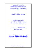 Dự án phụ án phụ tải dùng mạng neuron mờ