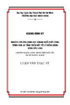 Nghiên cứu ứng dụng cọc khoan nhồi dưới công trình nhà 10 tầng trên đất yếu ở đồng bằng sông cửu long