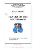 Thực hiện des trên dsk tms 320006711 