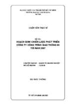 Hoạch định chiến lược phát triển công ty công trình giao thông 68 tới 2007    bùi đức thông.   tp. hồ chí minh  đhqg tp. hồ chí minh   đại học bách khoa,  2002. b 
