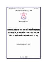 đánh giá điều trị ung thư biểu mô vảy hạ họng giai đoạn iii, iv (m0) bằng cisplatin – taxane và 5 fu trước phẫu thuật vàhoặc xạ trị