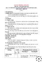 Giáo án giáo dục thể chất 1 cả năm cánh diều hay