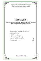 Sáng kiến một số trò chơi giúp các tiết dạy văn miêu tả trong phân môn tập làm văn lớp 4 hiệu quả