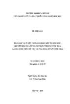 Phân lập và tuyển chọn vi khuẩn kết tụ sinh học, chuyển hóa n và tích lũy poly p trong nước thải sản xuất hủ tiếu mỹ tho và ứng dụng xử lý nước thải