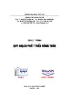 Quy hoạch và phát triển nông thôn