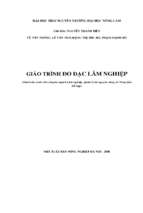 đo đạc lâm nghiệp