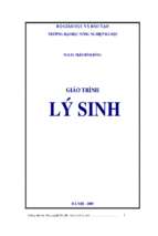 Giáo trình lý sinh