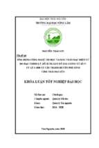 ứng dụng công nghệ tin học và máy toán đạc điện tử đo đạc chỉnh lý, bổ sung bản đồ địa chính tờ số 57 tỷ lệ 1 1000 xã tân thành, huyện phú bình, tỉnh thái nguyên