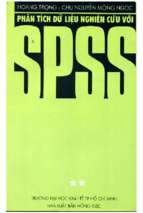 Phân tích dữ liệu nghiên cứu với spss. tập 2