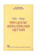 Hỏi đáp môn lịch sử đảng cộng sản việt nam
