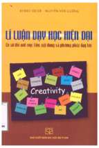 Lí luận dạy học hiện đại  cơ sở đổi mới mục tiêu, nội dung và phương pháp dạy học