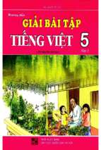 Hướng dẫn giải bài tập tiếng việt 5. tập 2