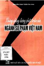 Những chặng đường phát triển của ngành sư phạm việt nam