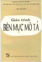 Giáo trình biên mục mô tả