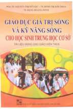Giáo dục giá trị sống và kỹ năng sống cho học sinh trung học cơ sở