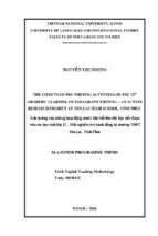 ảnh hưởng của những hoạt động trước khi viết lên việc học viết đoạn văn của học sinh lớp 12   một nghiên cứu hành động tại trường thpt yên lạc, vĩnh phúc​