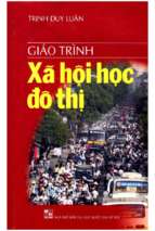 Giáo trình xã hội học đô thị