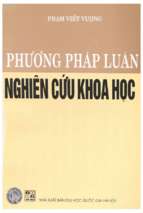 Phương pháp luận nghiên cứu khoa học giáo trình dùng cho học viên cao học và nghiên cứu sinh